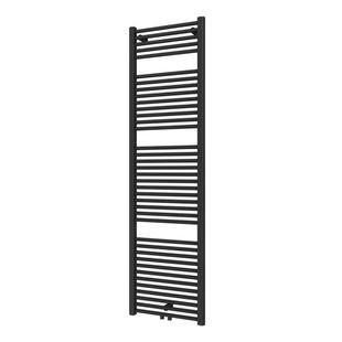 Designradiator Plieger Palmyra 868 Watt Midden- of Zijaansluiting 177,5x50 cm Black Graphite