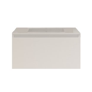 Badkamermeubelset Gliss Eros 70 cm Met Wastafel Mat Wit