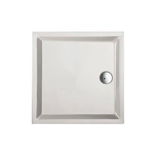 Douchebak acryl+ wit 100 x 100 cm vierkant 4cm hoog