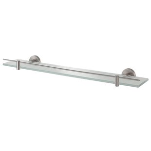 Hoekplanchet Flaconhouder Haceka Kosmos Tec 62x10 cm Mat Chroom