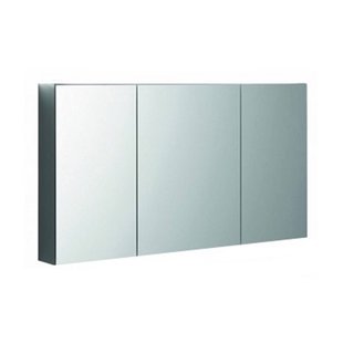 Spiegelkast BWS Sally 100 cm Aluminium Spiegelkast BWS Sally 100 cm Aluminium