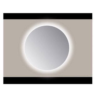 Spiegel Rond Sanicare Q 120 cm Ambi Cold White LED PP Geslepen (Met Sensor)