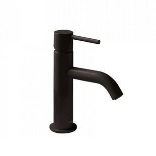 Wastafelmengkraan Tres Study Exclusive 17,5 cm Hendel Rond Mat Zwart