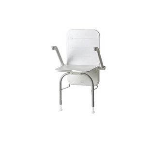 Douchezitting Etac Relax Armsteunen Rugleuning en Steunpoten 40x45 cm Kunststof Wit