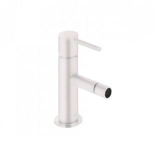 Bidetmengkraan Tres Study Exclusive 1-Hendel Uitloop Recht 8 cm Rond Mat Wit