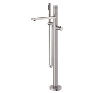 Bad Thermostaatkraan BWS Exclusive Vrijstaand Compleet Geborsteld Staal