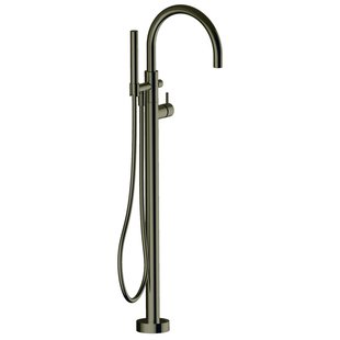 OUTLET Vrijstaande Badkraan Salenzi Giro Gegalvaniseerd Zwart Chroom