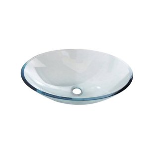 Waskom Sapho Beauty Ovaal 52x37.5 cm Helder Glas