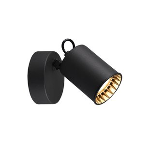 Trio Lighting Wandspot Pago, 1-lamp, zwart