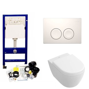 Geberit up100 set21 Subway 2.0 Compact met Delta drukplaten