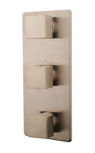 Rombo afbouwdeel therm. 3 weg RVS Look