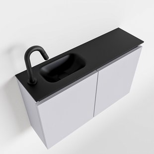 MONDIAZ TURE 80cm toiletmeubel cale. EDEN wastafel urban links 1 kraangat