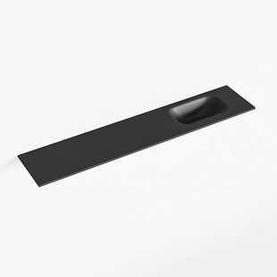 MONDIAZ EDEN Urban solid surface inleg wastafel voor toiletmeubel 110cm. Positie wasbak rechts MONDIAZ EDEN Urban solid surface inleg wastafel voor toiletmeubel 110cm. Positie wasbak rechts