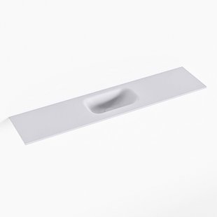 MONDIAZ EDEN Cale solid surface inleg wastafel voor toiletmeubel 100cm. Positie wasbak midden