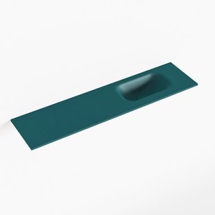 MONDIAZ EDEN Smag solid surface inleg wastafel voor toiletmeubel 90cm. Positie wasbak rechts