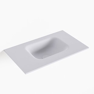 MONDIAZ LEX Cale solid surface inleg wastafel voor toiletmeubel 50cm. Positie wasbak rechts