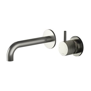 Wastafelmengkraan Hotbath Cobber X Inbouw 18 cm Geborsteld Nikkel OP=OP