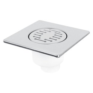 Doucheput Differnz Basic 150x150mm Onderuitlaat 48.5mm