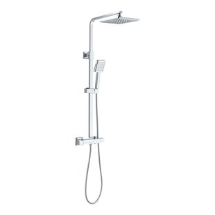 BWS | Colorato | Regendouche Vierkant 20cm met handdouche | Chroom