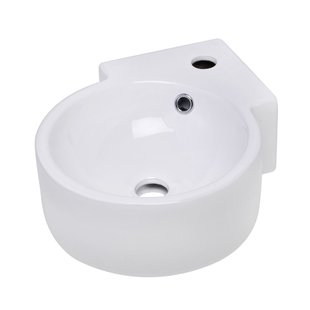 BWS Keramische Hoek Fontein Luna Wit