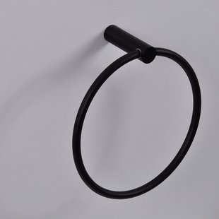 Handdoekring Wiesbaden Ida zwart