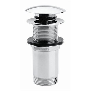 OUTLET Stop/go Afvoerplug Clou InBe Zonder Overloop Rond Chroom