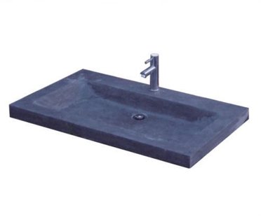 Wasblad Sanilux Trend Stone 80x47x5cm Natuursteen (met 1 kraangat)