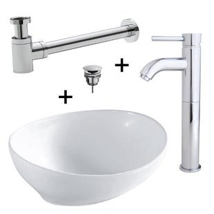 Waskompack Barco Keramiek 40x33x14.5 cm Chroom