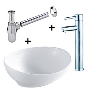 Waskomset Barco Compleet Met Kraan Wastafel En Sifon