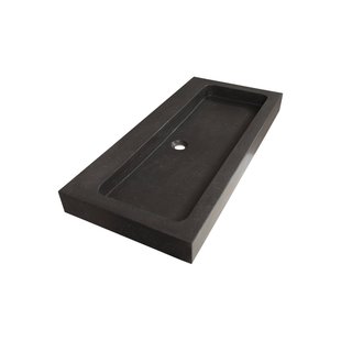 Wastafelblad Exclusive Line Black Spirit 100 Natuursteen 2 Kraangaten Wastafelblad Exclusive Line Black Spirit 100 Natuursteen 2 Kraangaten