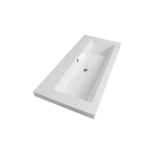 Wastafelblad Exclusive Line Foggia 100 1 kraangat Wastafelblad Exclusive Line Foggia 100 1 kraangat