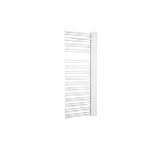 Designradiator BWS Franto Sinistro 161 x 60 cm 933 Watt Buis Links Donkergrijs Structuur