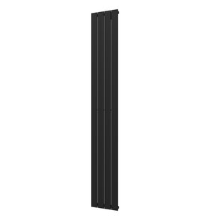 Designradiator Plieger Cavallino Retto Enkel 666 Watt Middenaansluiting 200x29,8 cm Donkergrijs Structuur