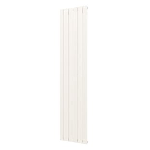 Designradiator Plieger Cavallino Retto Enkel 999 Watt Middenaansluiting 200x45 cm Mat Wit