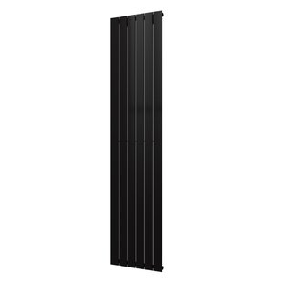 Designradiator Plieger Cavallino Retto Enkel 999 Watt Middenaansluiting 200x45 cm Antraciet Metallic