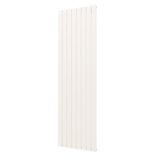 Designradiator Plieger Cavallino Retto Enkel 1332 Watt Middenaansluiting 200x60,2 cm Mat Wit