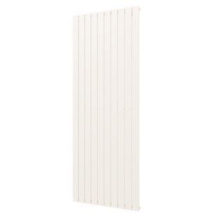 Designradiator Plieger Cavallino Retto Enkel 1666 Watt Middenaansluiting 200x75,4 cm Mat Wit
