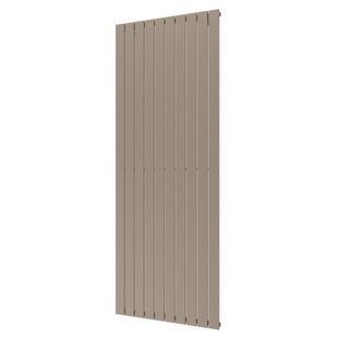 Designradiator Plieger Cavallino Retto Enkel 1666 Watt Middenaansluiting 200x75,4 cm Zandsteen