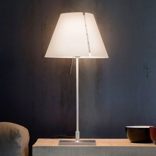 Luceplan Costanzina tafellamp aluminium, wit