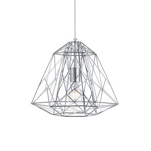 Searchlight Hanglamp Geometric Cage chroom