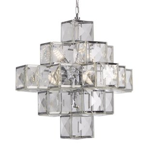 Searchlight Hanglamp Glacier met acrylkap 55 cm