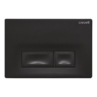 Drukplaat BWS Hakoda Met Dubbele Druktoetsen Mat Zwart