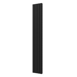 Designradiator Plieger Cavallino Retto Dubbel 905 Watt Middenaansluiting 200x29,8 cm Donkergrijs Structuur