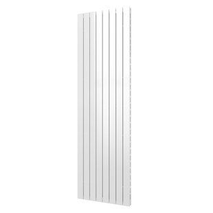 Designradiator Plieger Cavallino Retto Dubbel 1716 Watt Middenaansluiting 200x60,2 cm Mat Wit