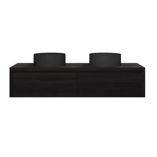 Badkamermeubelset Gliss Ares 180 cm Met Waskom Charcoal