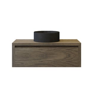 Badkamermeubelset Gliss Ares 90 cm Met Waskom Castle Brown