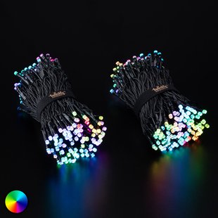 Twinkly RGB lichtkettingen, zwart, 400 lichtpunten 32m Twinkly RGB lichtkettingen, zwart, 400 lichtpunten 32m