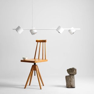 ALDEX Hanglamp Bot, wit, 4-lamps