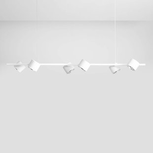 ALDEX Hanglamp Bot, wit, 6-lamps