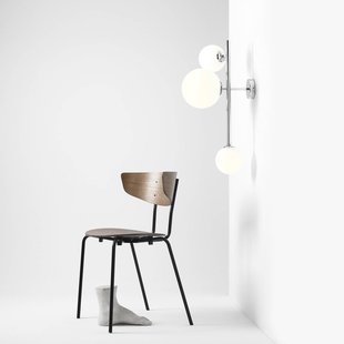 ALDEX Wandlamp Dione, 3-lamps, chroom